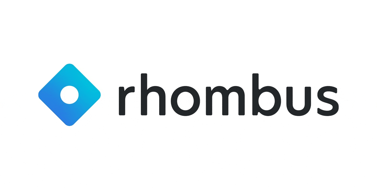 Rhombus logo on white background