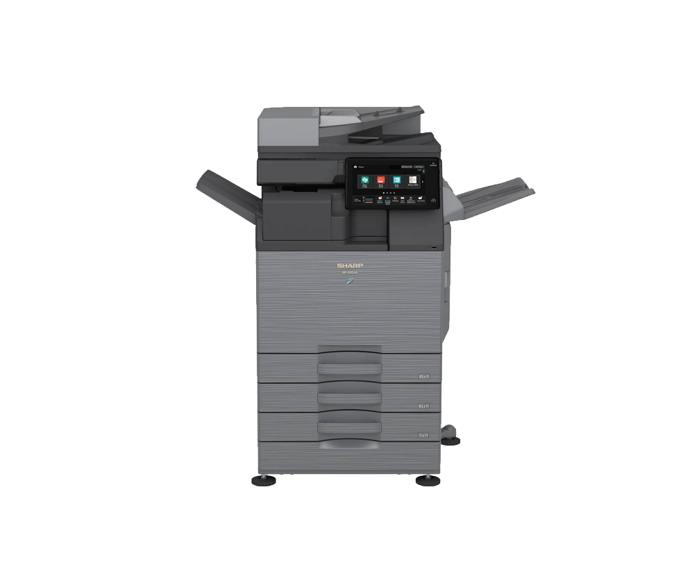 Sharp BP-50C45 printer on transparent background