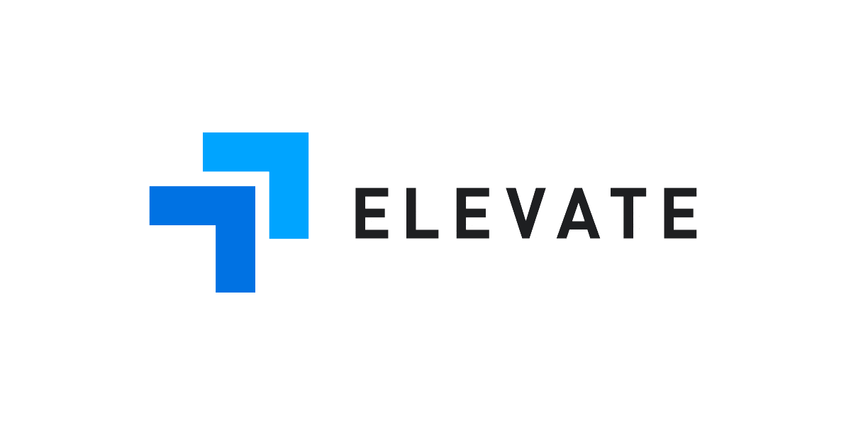 Elevate logo on white background