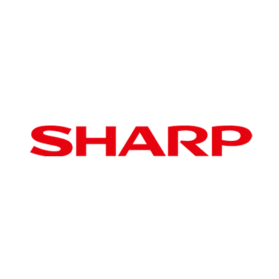 Sharp logo on white background