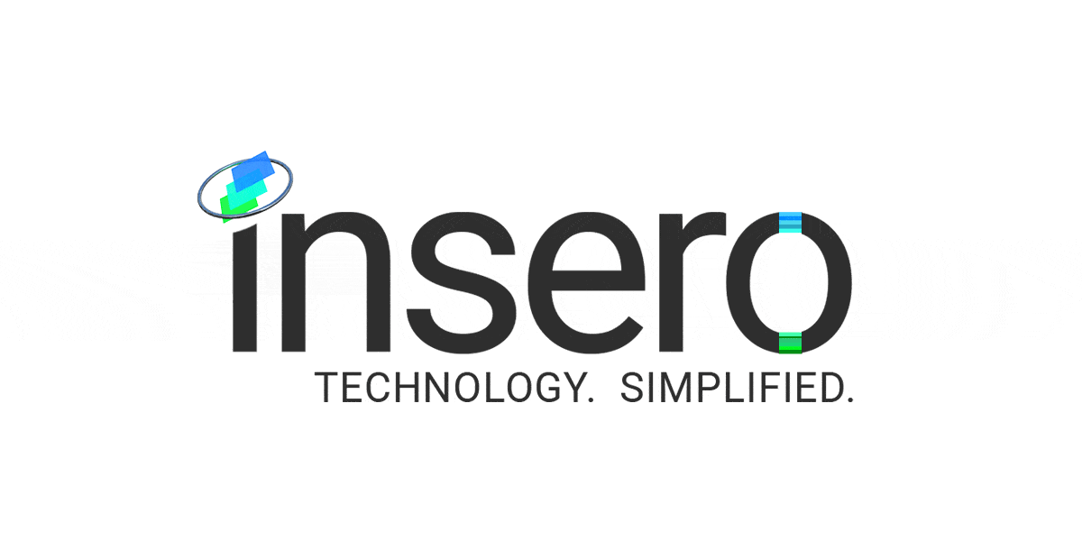 Insero cloud logo on white background